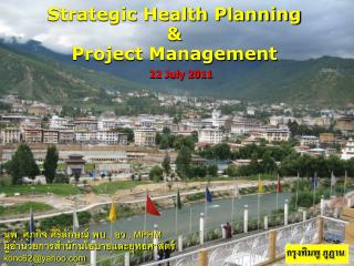 Strategic Health Planning &amp; Project Management