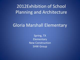 Gloria Marshall Elementary