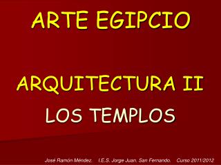 ARQUITECTURA II