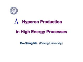 Hyperon Production in High Energy Processes