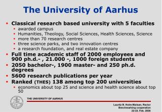 The University of Aarhus