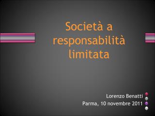 Società a responsabilità limitata