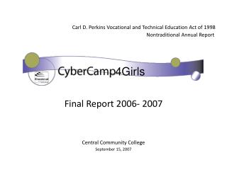 Final Report 2006- 2007