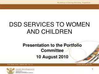 DSD SERVICES TO WOMEN AND CHILDREN