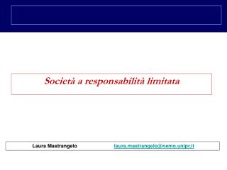 Società a responsabilità limitata