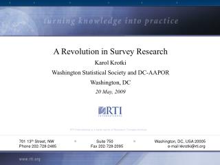 RTI International is a trade name of Research Triangle Institute