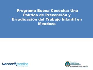 Modalidades de Trabajo Infantil más frecuentes en Mendoza