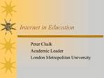 Internet in Education