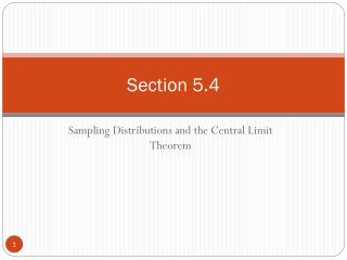 Section 5.4