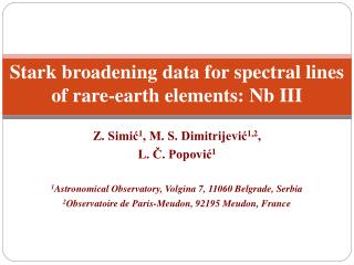 Stark broadening data for spectral lines of rare-earth elements: Nb III