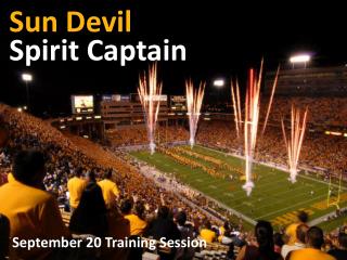 Sun Devil Spirit Captain