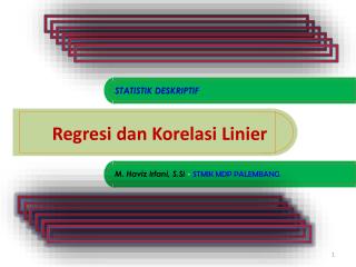 Regresi dan Korelasi Linier