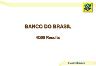 BANCO DO BRASIL