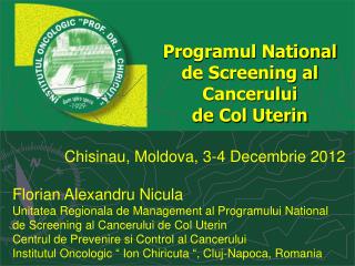 Programul National de Screening al Cancerului de Col Uterin