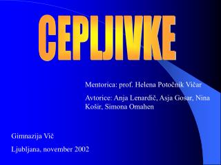 CEPLJIVKE