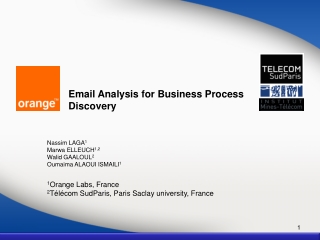 Email Analysis for Business Process Discovery 