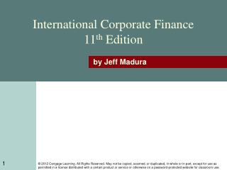 Part 5 Short-Term Asset and Liability Management