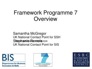 Framework Programme 7 Overview