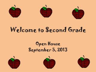 Welcome to Second Grade