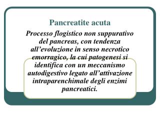 Pancreatite acuta