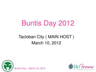 Buntis Day 2012