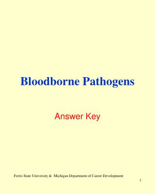 Bloodborne Pathogens