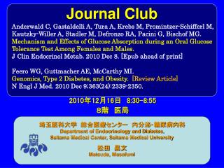 Journal Club