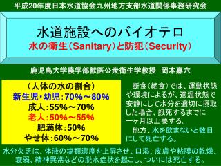 平成 20 年度日本水道協会九州地方支部水道関係事務研究会