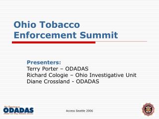 Ohio Tobacco Enforcement Summit