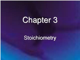 Chapter 3