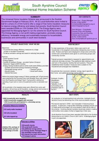 South Ayrshire Council Universal Home Insulation Scheme