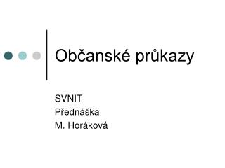 Občanské průkazy