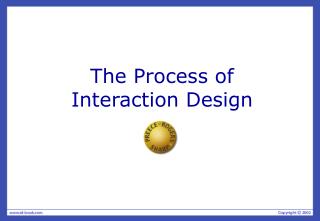 The Process of Interaction Design