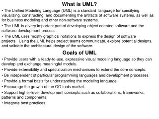 What is UML?