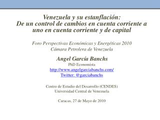 Estructura de la Presentación