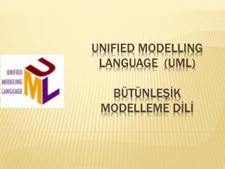 Unified ModelLing Language (UML) Bütünleşİk Modelleme Dİlİ