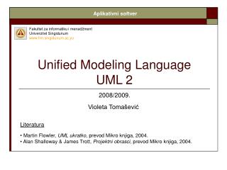 Unified Modeling Language UML 2