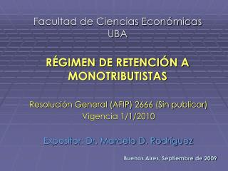 Facultad de Ciencias Económicas UBA