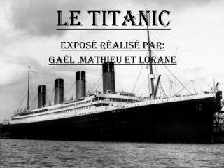 Le titanic