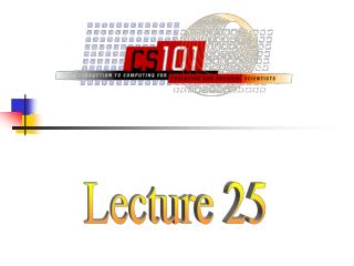 Lecture 25