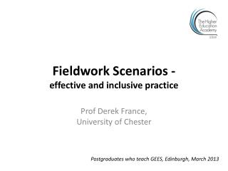 Fieldwork Scenarios - effective and inclusive practice