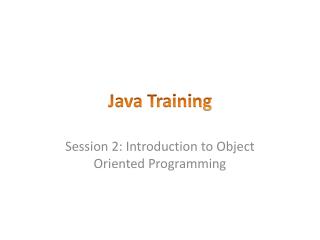 Java Training