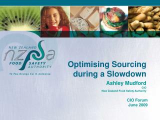 Optimising Sourcing during a Slowdown