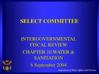 SELECT COMMITTEE