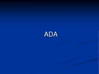 ADA