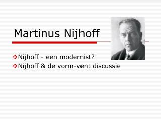 Martinus Nijhoff