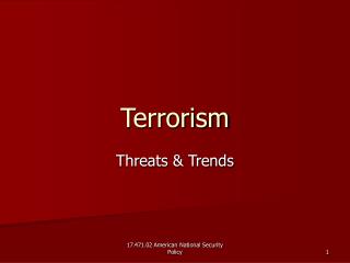 Terrorism