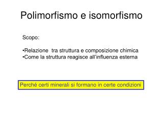 Polimorfismo e isomorfismo