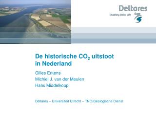 De historische CO 2 uitstoot in Nederland