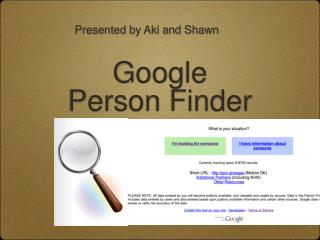 Google Person Finder